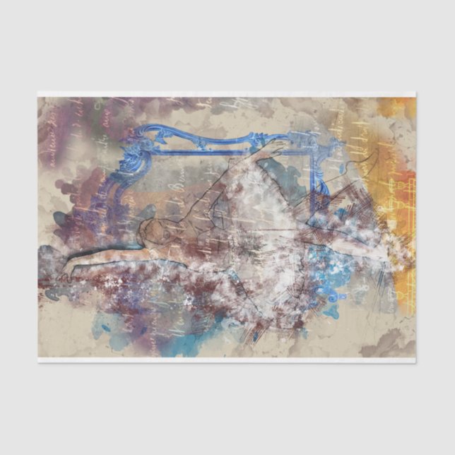 Dekoupage der Uni Seidenpapier (Vorderseite)