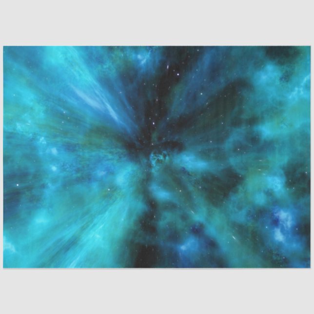 Dekoupage des Abstrakten Universums Seidenpapier (Vorderseite)