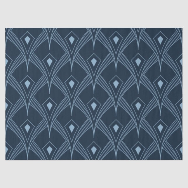Dekoupage des Gewebepapiers - Art Deco geometrisch Seidenpapier (Vorderseite)