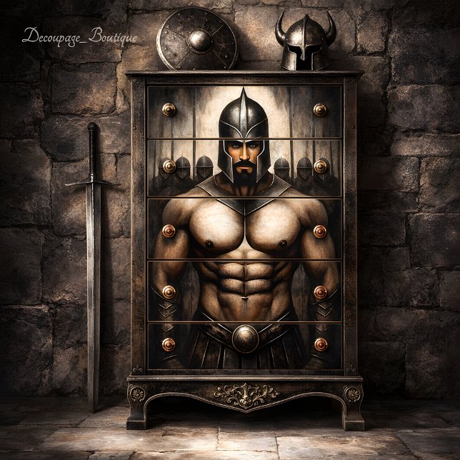 Dekoupage des Kriegers Seidenpapier (Warrior's Edge Decoupage Tissue Paper)