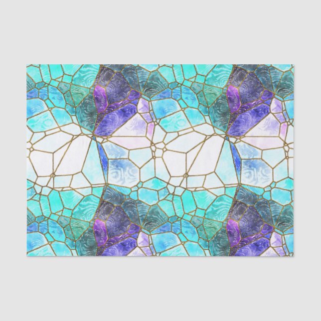 Dekoupage des Sean Stones Stated Glass Effect Seidenpapier (Vorderseite)