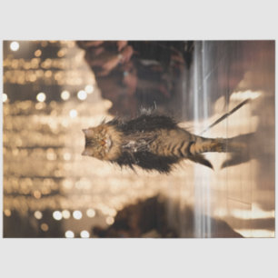 Dekoupage Elaborate Cat Waldown Runway Seidenpapier