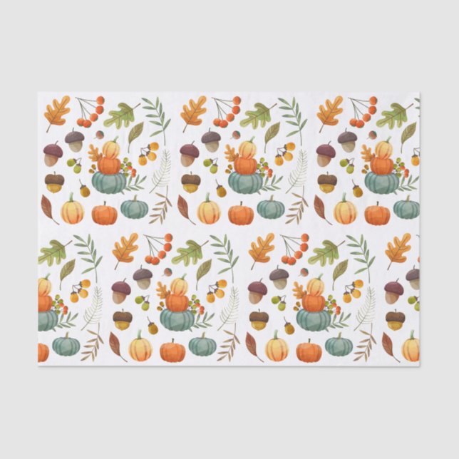 Dekoupage Herbst Herbst Erntedank Seidenpapier (Vorderseite)