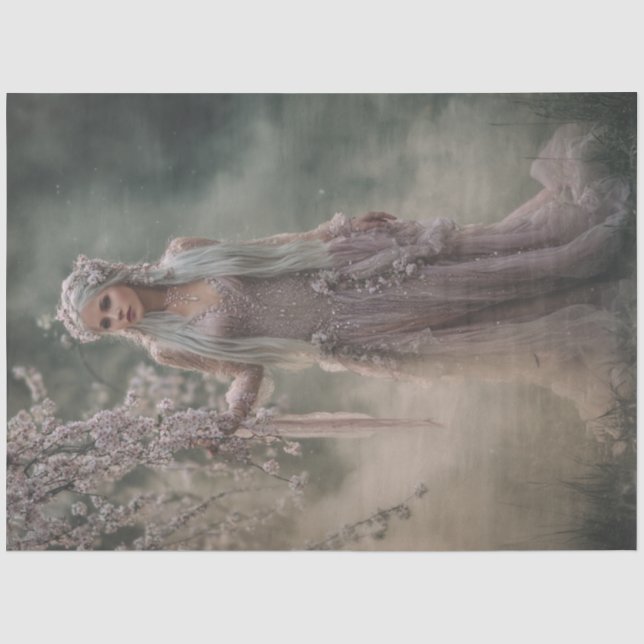 Dekoupage Mystical Woman Grace Timeless Charm Seidenpapier (Vorderseite)