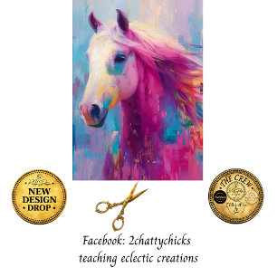 Dekoupage Painted Horse Kollektion Sanfte Ausstrah Seidenpapier