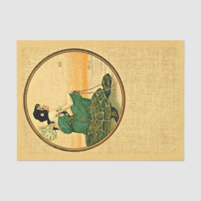 Dekoupage Paper 10"x15" - Raphael Kirchner 5 Seidenpapier (Vorderseite)