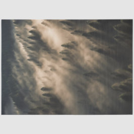 Dekoupage Paper - Misty Forest Sunrise | ruhig Seidenpapier