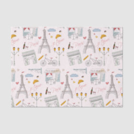 Dekoupage Paris Seidenpapier