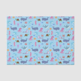 Dekoupage Sea Animals Geburtstagsparty Seidenpapier