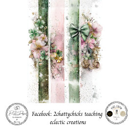 Dekoupage St. Patrick's Day Pastell-Panels  Seidenpapier