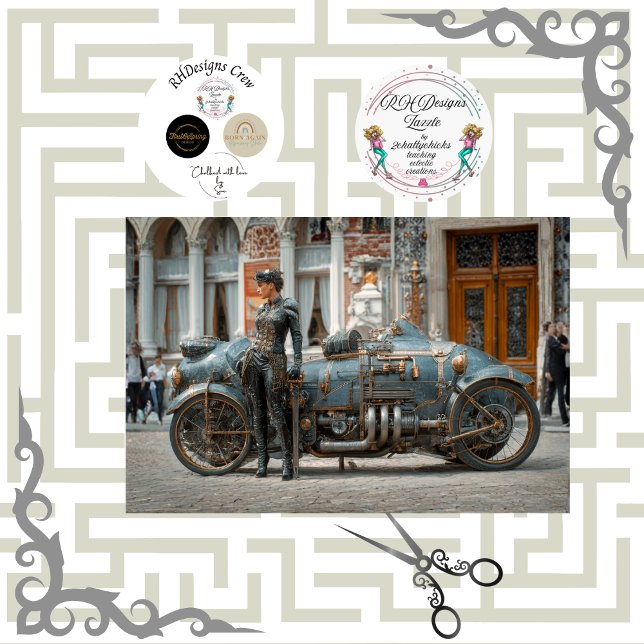 Dekoupage Ste Phe Steampunk-Kunst  Seidenpapier (Von Creator hochgeladen)