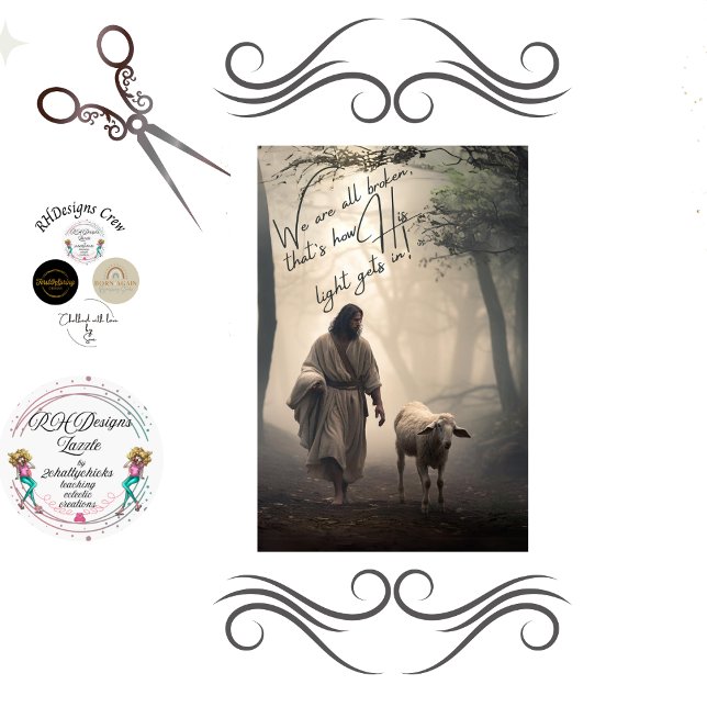 Dekoupage Tissue Jesus Christ the Light Seidenpapier (Von Creator hochgeladen)