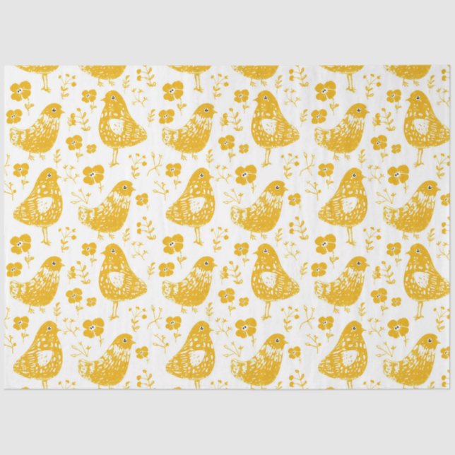 Dekoupage Tissue of Rustic Folklore Art Seidenpapier (Vorderseite)