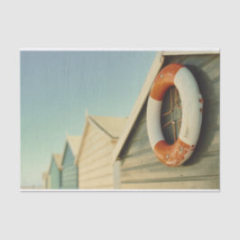 Dekoupage von Beachy Nautical Lifesaver Seidenpapier