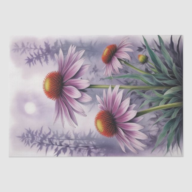 Dekoupage von Cone-Blume Seidenpapier (Vorderseite)
