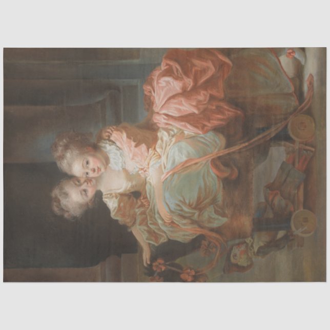 Dekoupage von Princess Sisters Seidenpapier (Vorderseite)