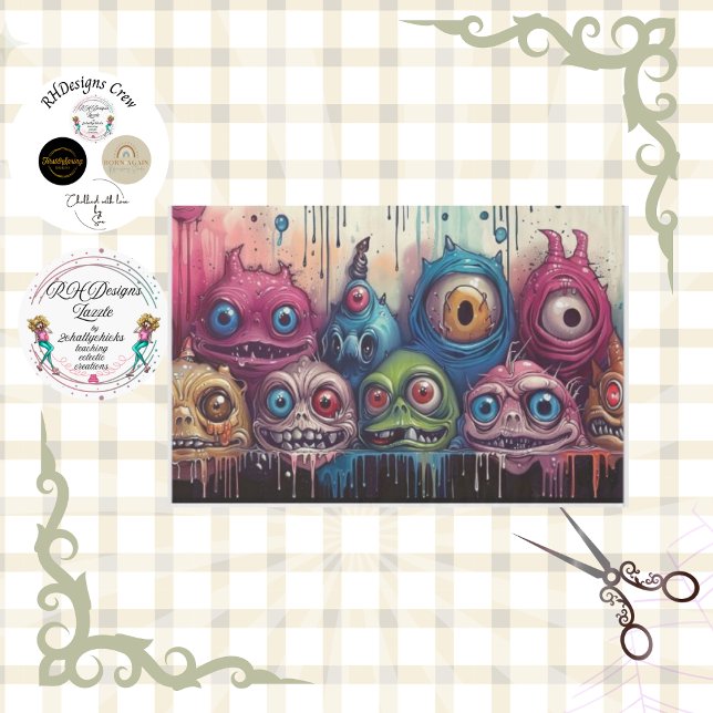 Dekoupage von Whimsical Vibranns Seidenpapier (Von Creator hochgeladen)