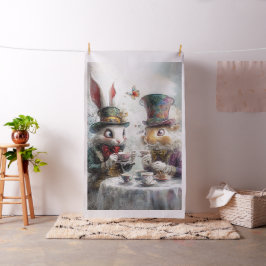 Dekoupage Whimsical Kanbits in Alice Wonderland Stoff