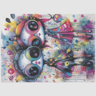 Dekoupage Whimsical Vibrant Girl Characters Seidenpapier