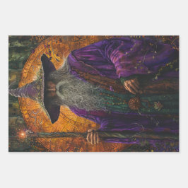 Dekoupage Wizards Eldric Verzauberer Geschenkpapier Set