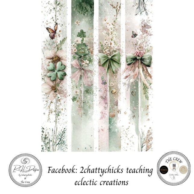 Dekoupierte koordinierte St. Patrick Panels Seidenpapier (Von Creator hochgeladen)