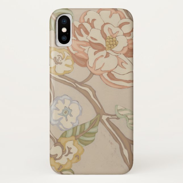 Dekrative Organza Chintz Floral Design Case-Mate iPhone Hülle (Rückseite)