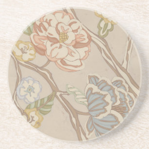 Dekrative Organza Chintz Floral Design Getränkeuntersetzer