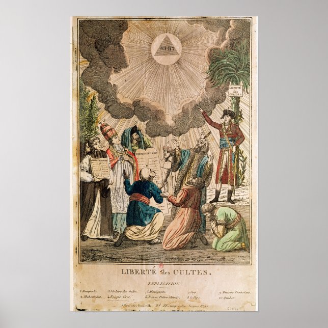 Dekret zur Einführung der Religionsfreiheit Poster (Vorne)