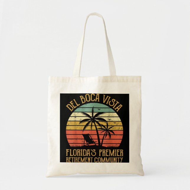 Del Boca Vista Retirement Community Florida Funny Tragetasche (Vorne)