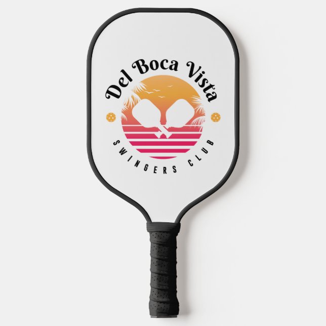 Del Boca Vista Swingers Club Pickleball Schläger (Vorderseite)