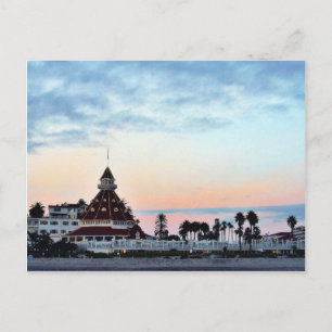 Del Coronado Sonnenuntergang Postkarte