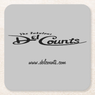 Del Counts Coasters Rechteckiger Pappuntersetzer