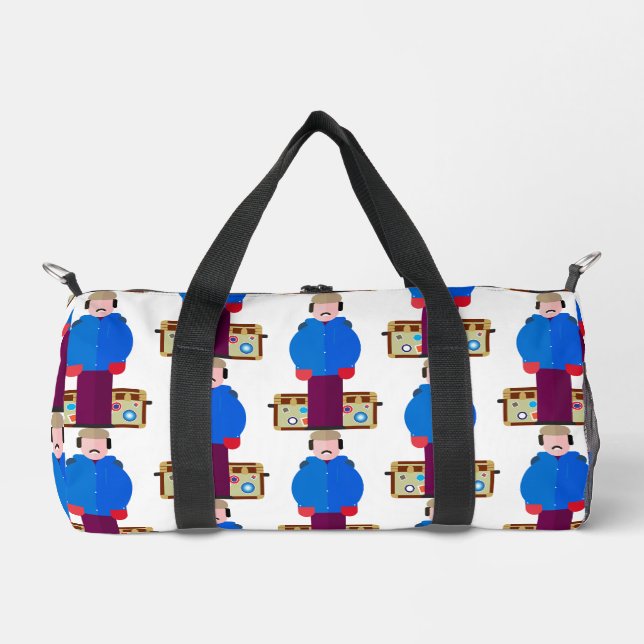 Del Griffith – Patterned Duffel Bag Duffle Bag (Vorderseite)