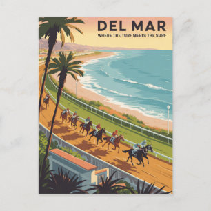 Del Mar California Postkarte