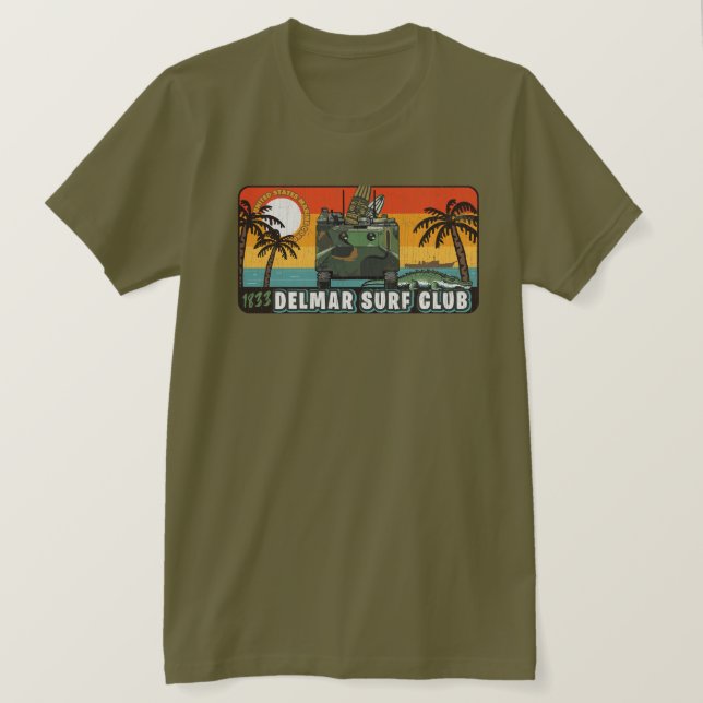 Del-Mar Surf Club T-Shirt (Design vorne)