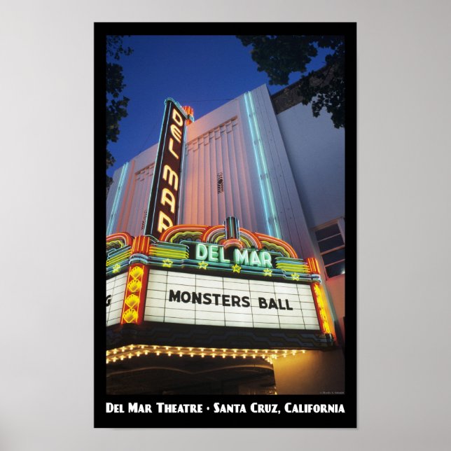 Del Mar Theater, Père Noël Cruz 11x17 Poster (Devant)