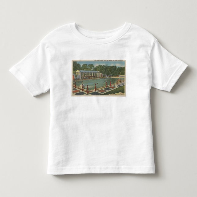 Del Monte, CA - der römische Kopfsprung im Hotel Kleinkind T-shirt (Vorderseite)