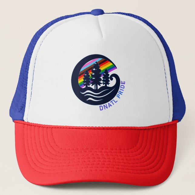 Del Norte Pride Trucker Hat Truckerkappe (Vorderseite)