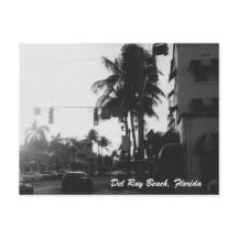 Del Ray Beach, Florida Foto Postcard