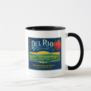 Del Rio Apple Kiste LabelMedford ODER Tasse