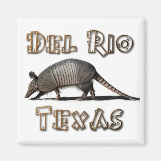 del rio texas armadillo aimant souvenirs