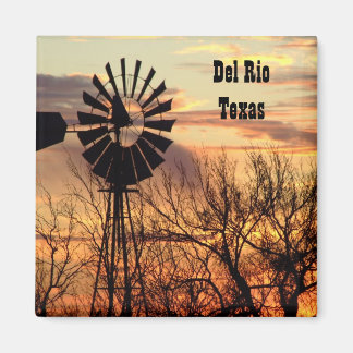 Del Rio texas souvenir windmill Magnet