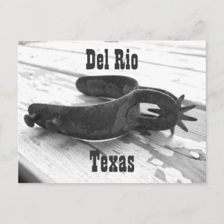 Del Rio Texas spur Postcard Postkarte