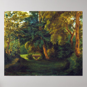 Delacroix - George Sands Garten in Nohant Poster