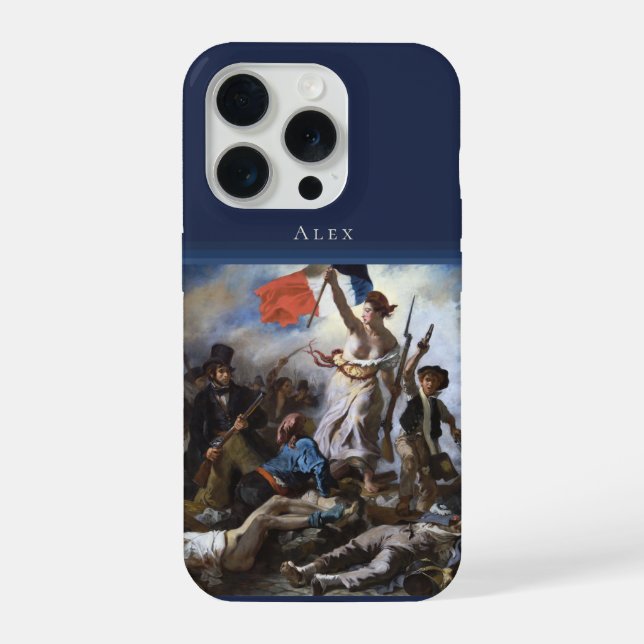 Delacroix – Liberty Leading the People Custom iPhone 15 Pro Hülle (Rückseite)