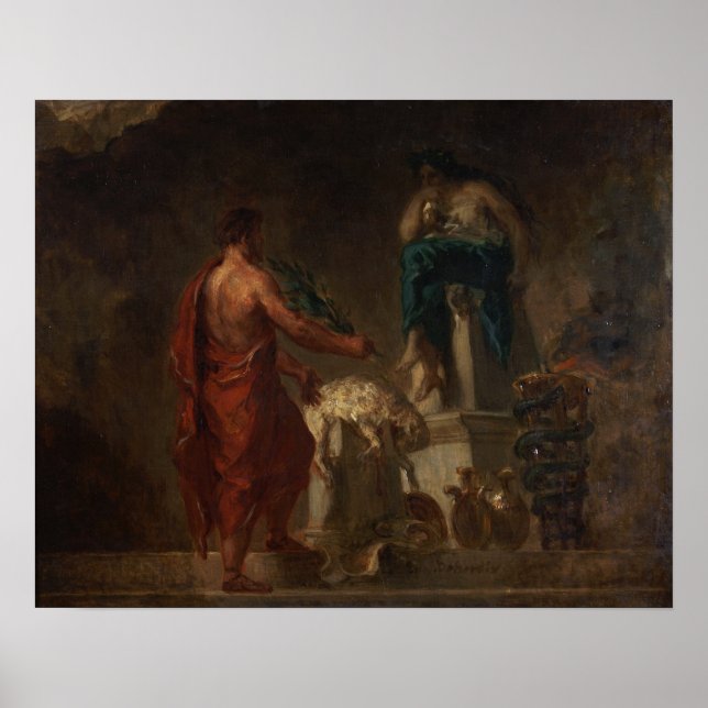 Delacroix - Lycurgus Consulting The Pythia Poster (Vorne)