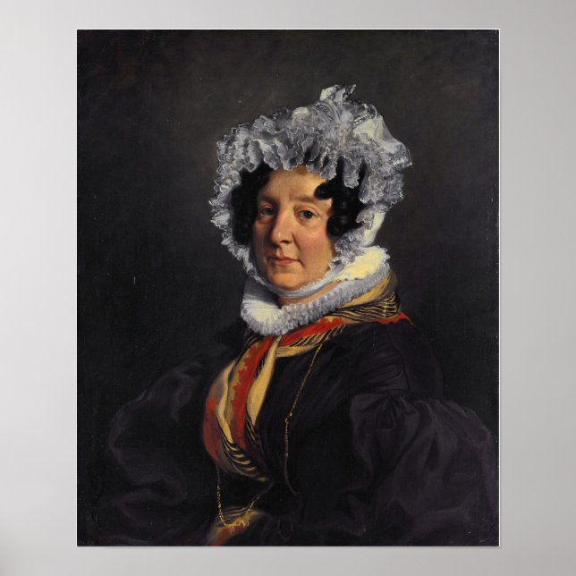 Delacroix - Madame Henri François Riesener (Felic. Poster (Vorne)