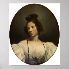 Delacroix - Portrait Poster