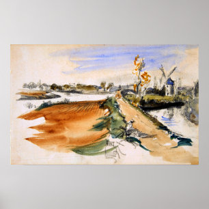 Delacroix - Sketchbook Frankreich und Umgebung Poster