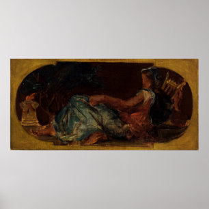 Delacroix - Skizze für den Friedenssaal Poster